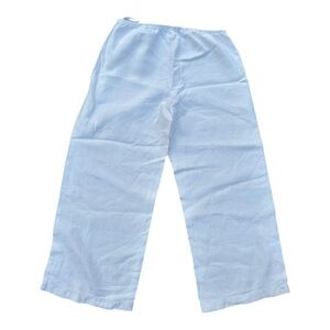 Eileen Fisher White Linen Pants Size Small